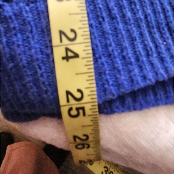 If It Were Me Sweater Boat Neckline Blue Womens See measurements - Picture 11 of 12